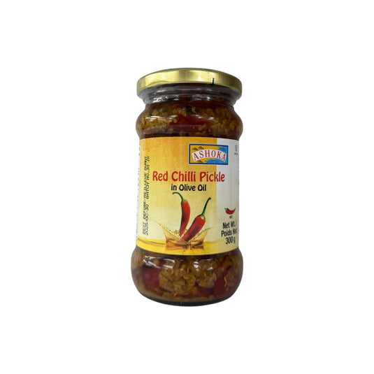 Red Chilli Pickle In Olive Oil