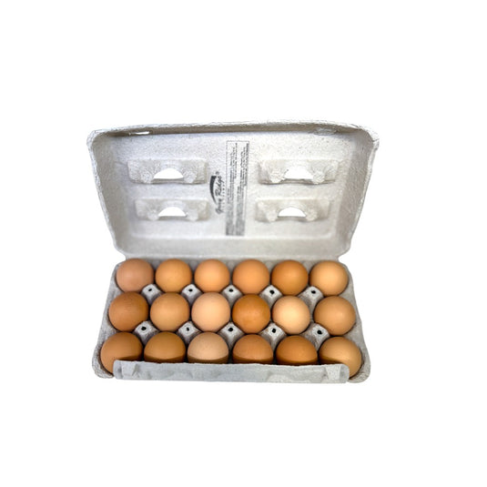 Large Brown Eggs, 18Pcs
