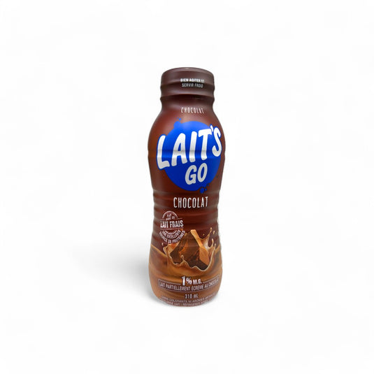 Milk2Go 1% Chocolate Partly Skimmed Milk, 310 mL