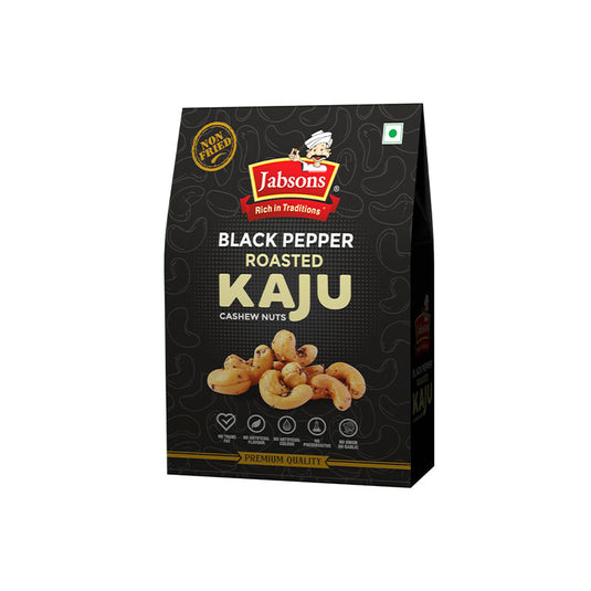 Jabsons Black Pepper Roasted Kaju (Cashew) Nuts, 200 g