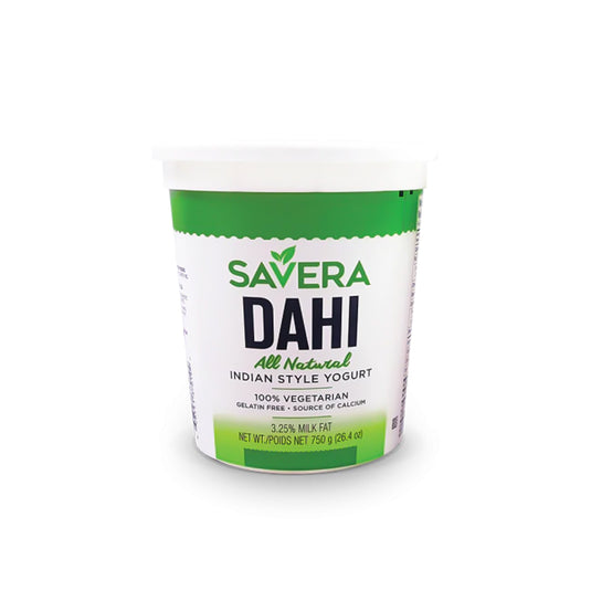 Savera Dahi Indian Style Yogurt 3.25%, 750g