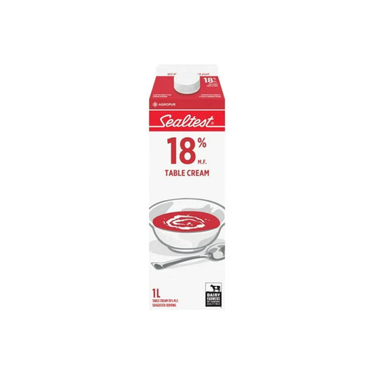 Sealtest 18% Table Cream, 1 L