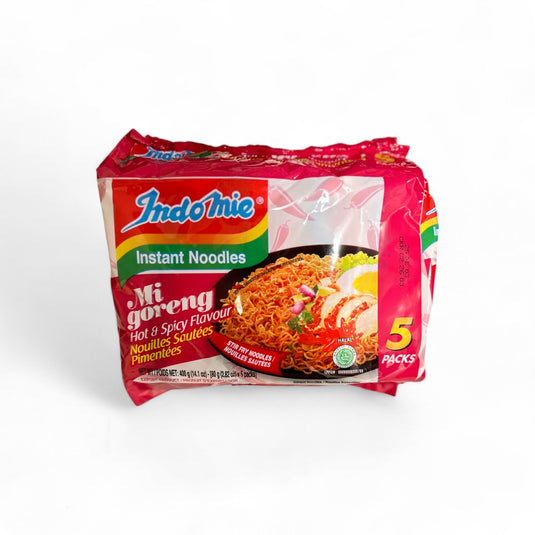 Indomie Noodles Hot & Spicy  5 Packs 400g