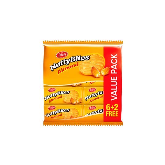 Tiffany Nutty Bites Almond 8 x 81g, 648g